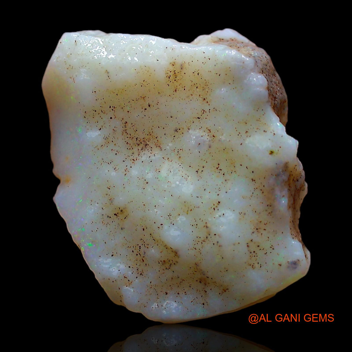 7.00 Cts Natural Australian Fire Opal Loose Gemstone Fancy Rough 17x15x5 mm RC-461