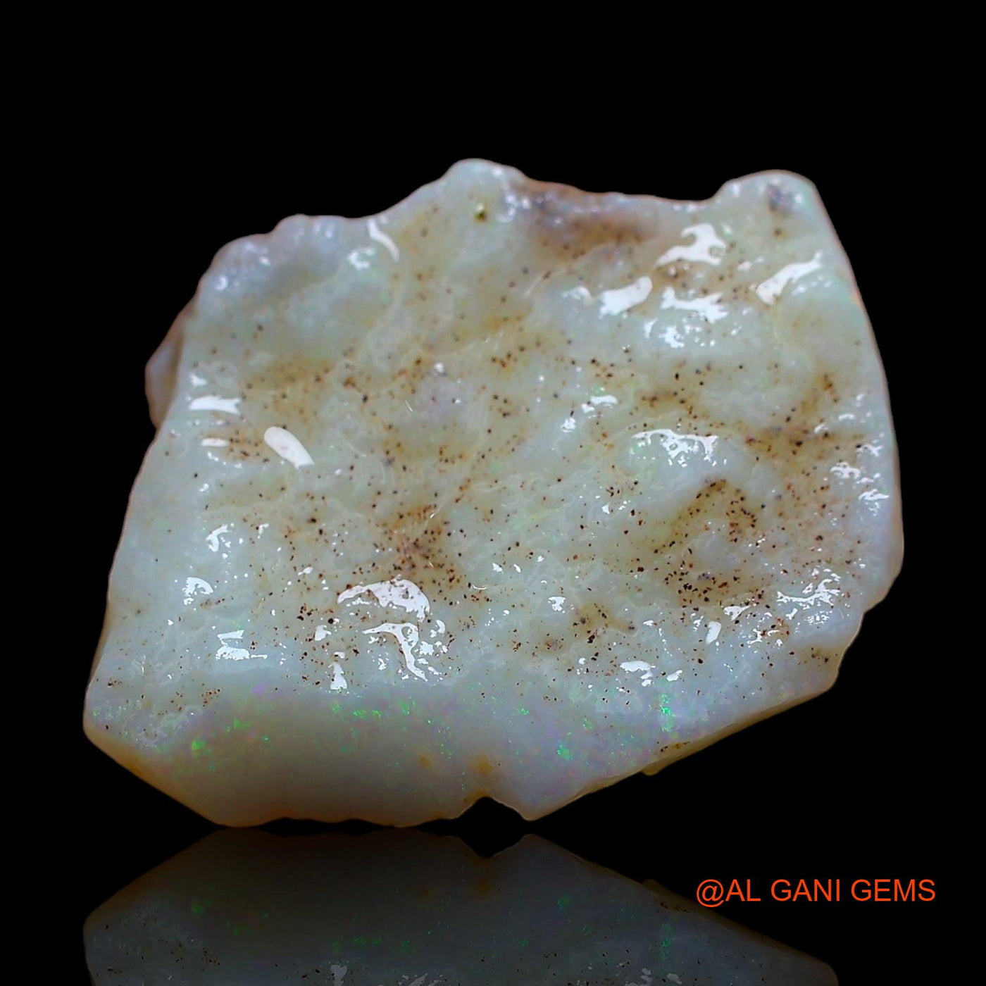 7.00 Cts Natural Australian Fire Opal Loose Gemstone Fancy Rough 17x15x5 mm RC-461