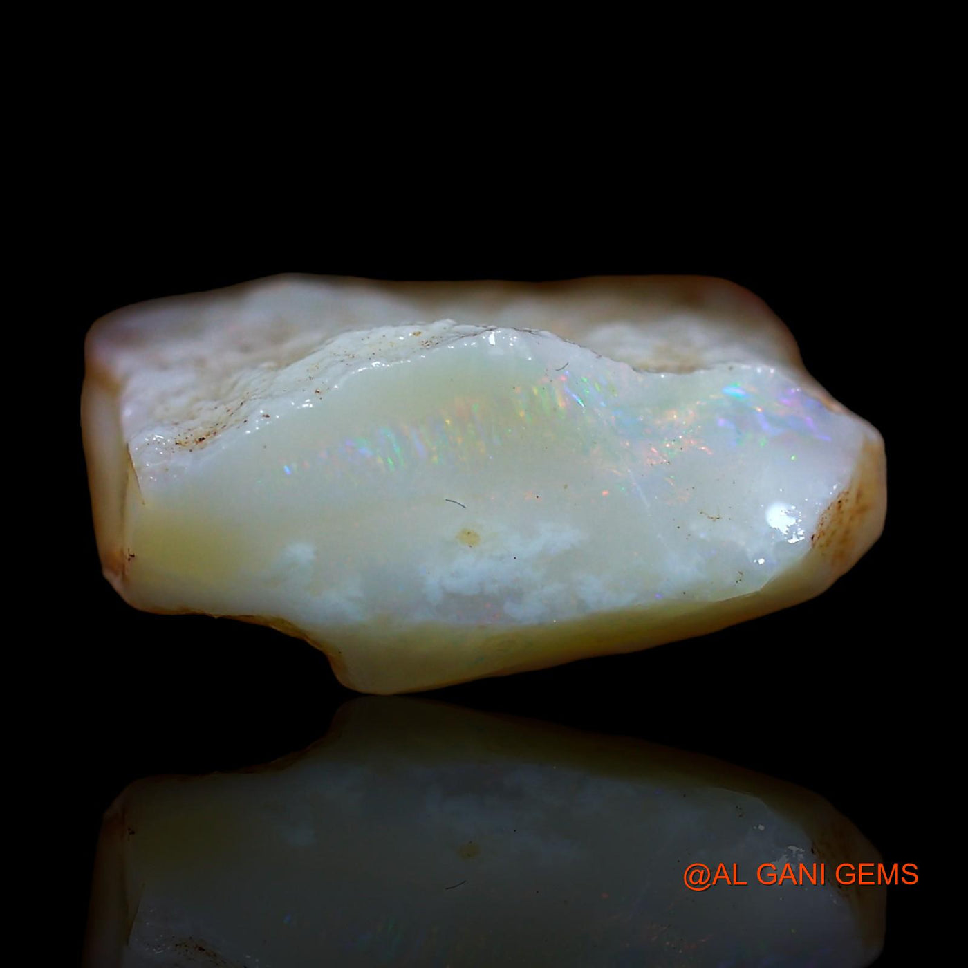 7.00 Cts Natural Australian Fire Opal Loose Gemstone Fancy Rough 19x15x6 mm RC-462