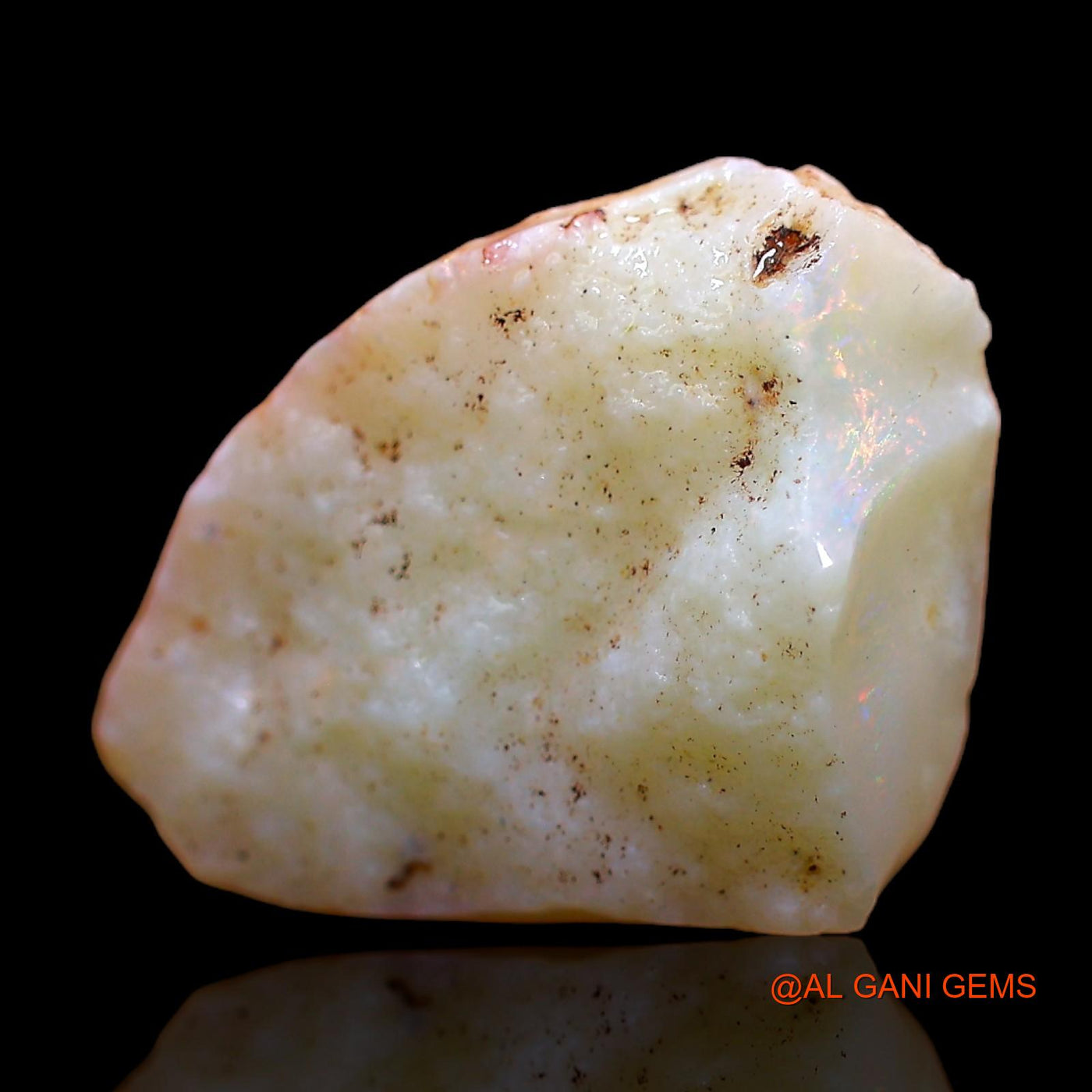 7.00 Cts Natural Australian Fire Opal Loose Gemstone Fancy Rough 19x15x6 mm RC-462