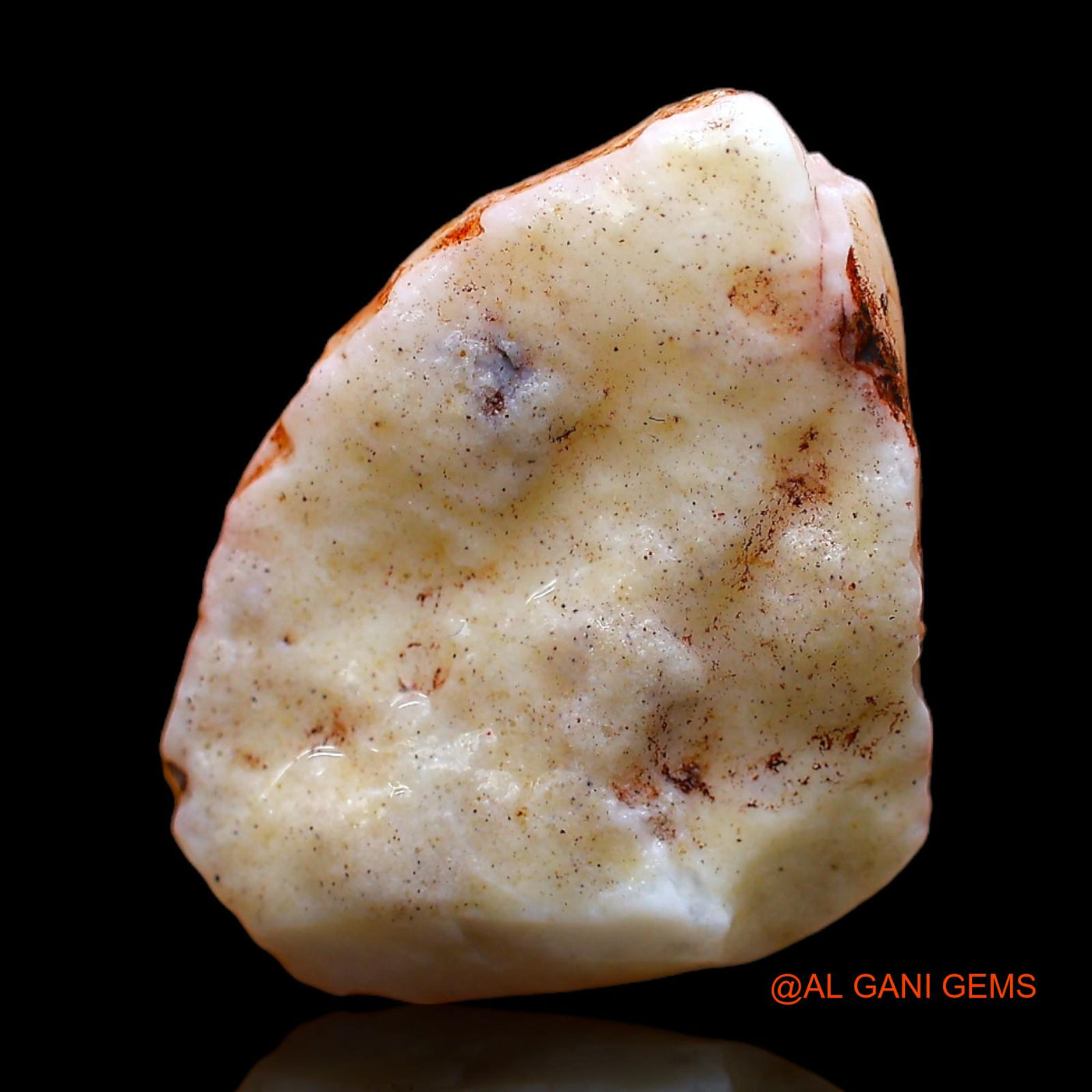 7.00 Cts Natural Australian Fire Opal Loose Gemstone Fancy Rough 19x15x6 mm RC-462