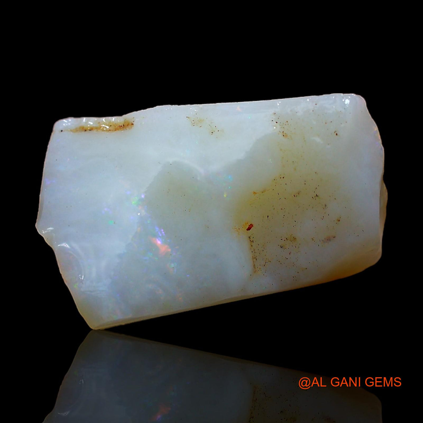 7.00 Cts Natural Australian Fire Opal Loose Gemstone Fancy Rough 18x10x6 mm RC-463