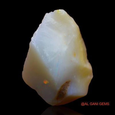 Natural Fire Opal Gemstone 8.00 Cts Loose Fancy Rough From Australia 16x13x8 mm RC-466