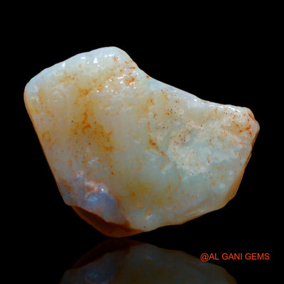 Natural Untreated Fire Opal Loose Gemstone Fancy Rough From Australia 6.00 Cts 18x14x4 mm RC-467