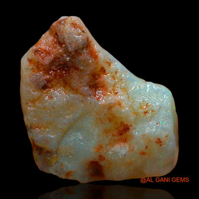 Natural Untreated Fire Opal Loose Gemstone Fancy Rough From Australia 6.00 Cts 18x14x4 mm RC-467