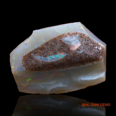 Natural Untreated Fire Opal Loose Gemstone Fancy Rough From Australia 5.00 Cts 17x12x5 mm RC-476