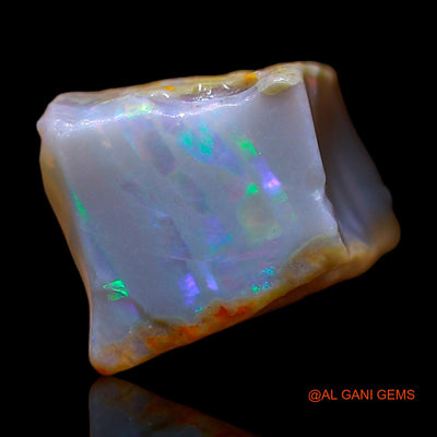 Natural Untreated Fire Opal Loose Gemstone Fancy Rough From Australia 8.00 Cts 15x8x7 mm RC-479