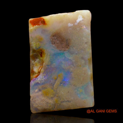 Natural Untreated Fire Opal Loose Gemstone Fancy Rough From Australia 8.00 Cts 15x10x6 mm RC-482