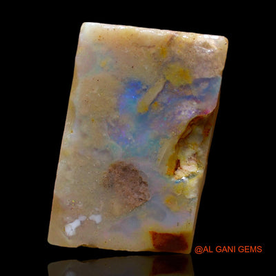 Natural Untreated Fire Opal Loose Gemstone Fancy Rough From Australia 8.00 Cts 15x10x6 mm RC-482