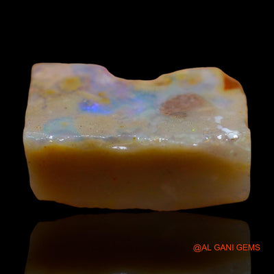 Natural Untreated Fire Opal Loose Gemstone Fancy Rough From Australia 8.00 Cts 15x10x6 mm RC-482