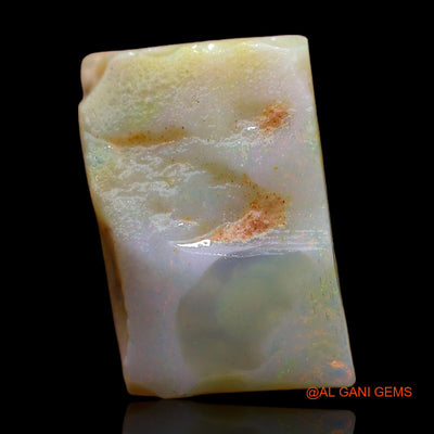 Natural Untreated Fire Opal Loose Gemstone Fancy Rough From Australia 8.00 Cts 15x10x6 mm RC-482