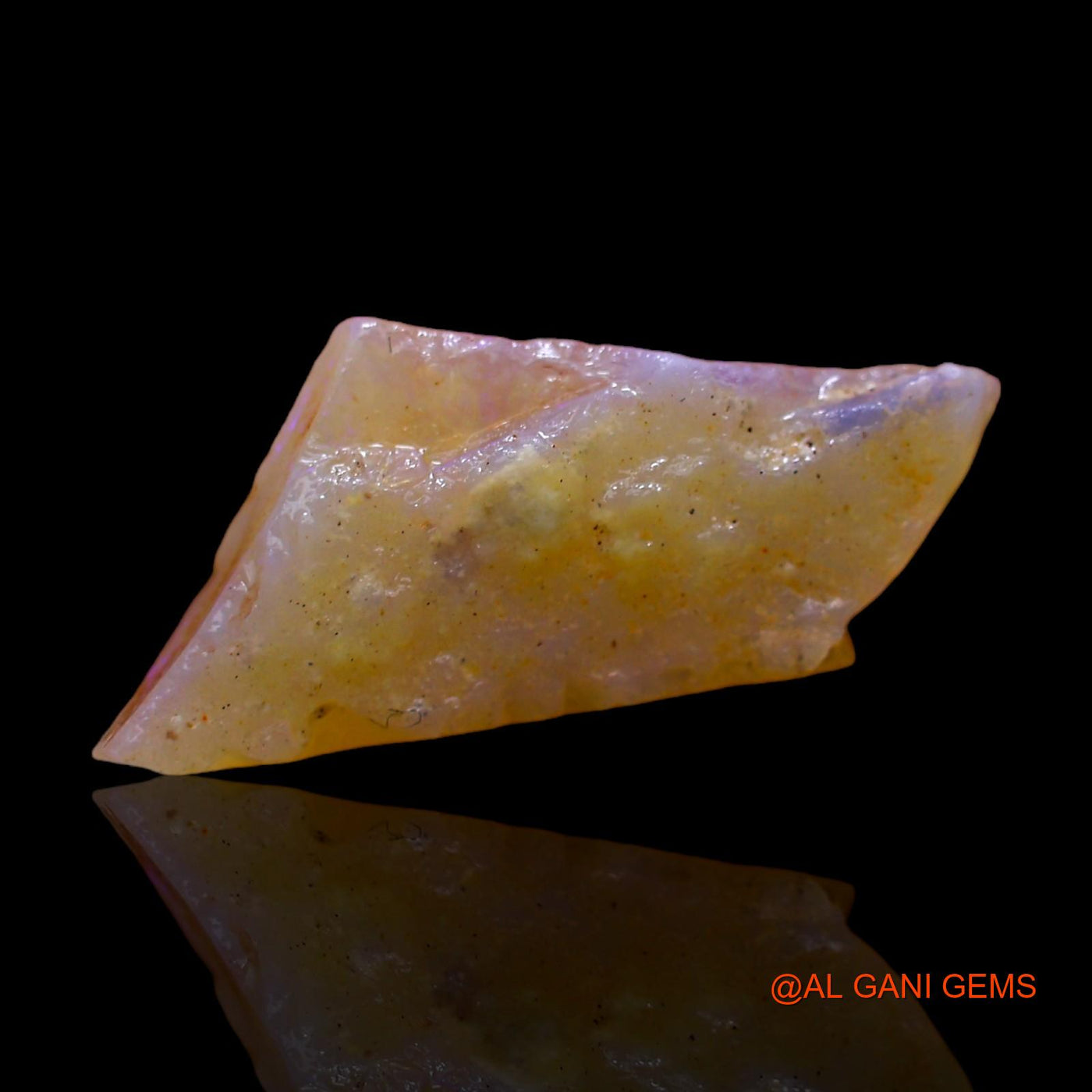 4.00 Cts Unheated Australian Fire Opal Loose Gemstone Fancy Rough Natural 22x19x4 mm RC-488