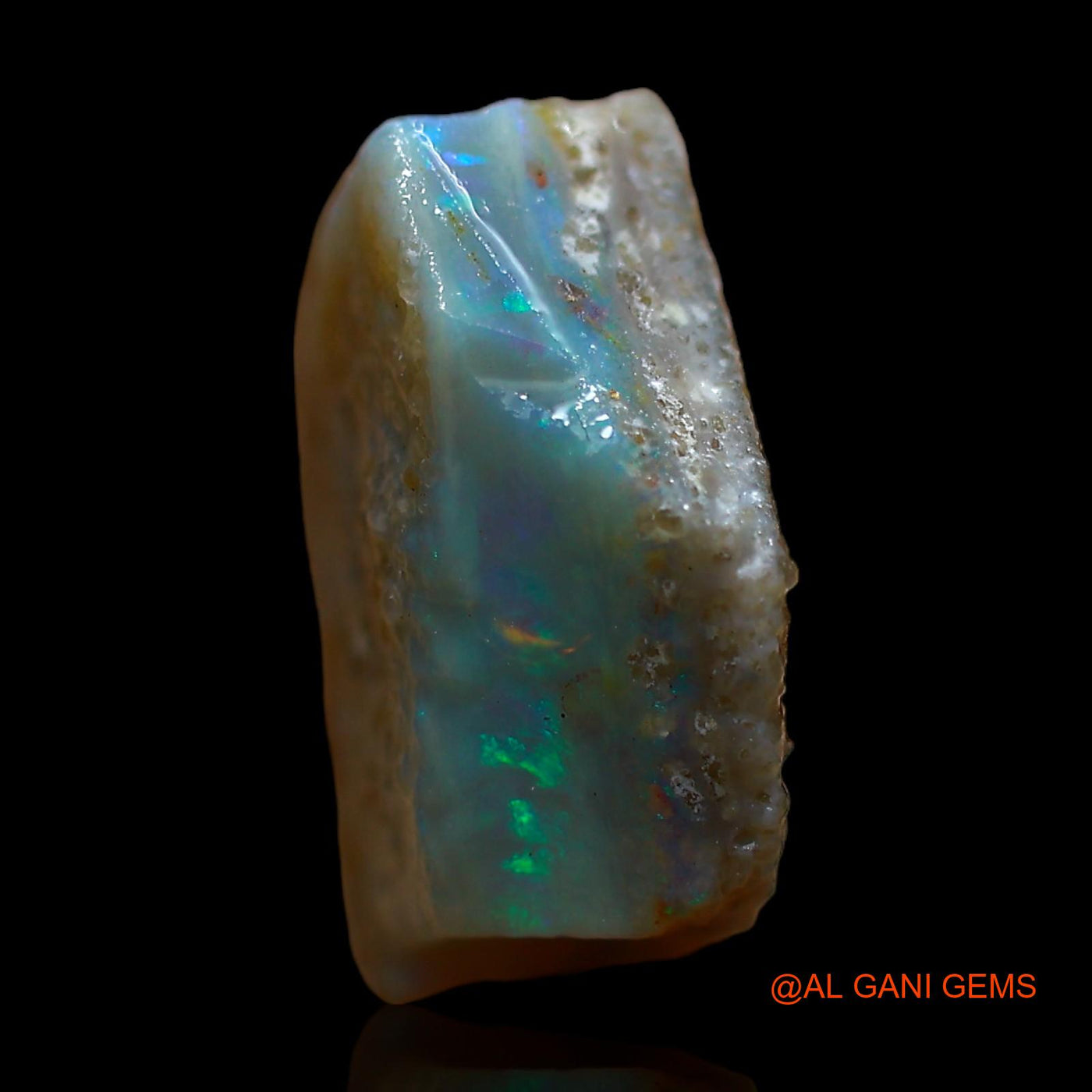 9.00 Cts Natural Australian Fire Opal Loose Gemstone Fancy Rough 14x13x6 mm RC-489