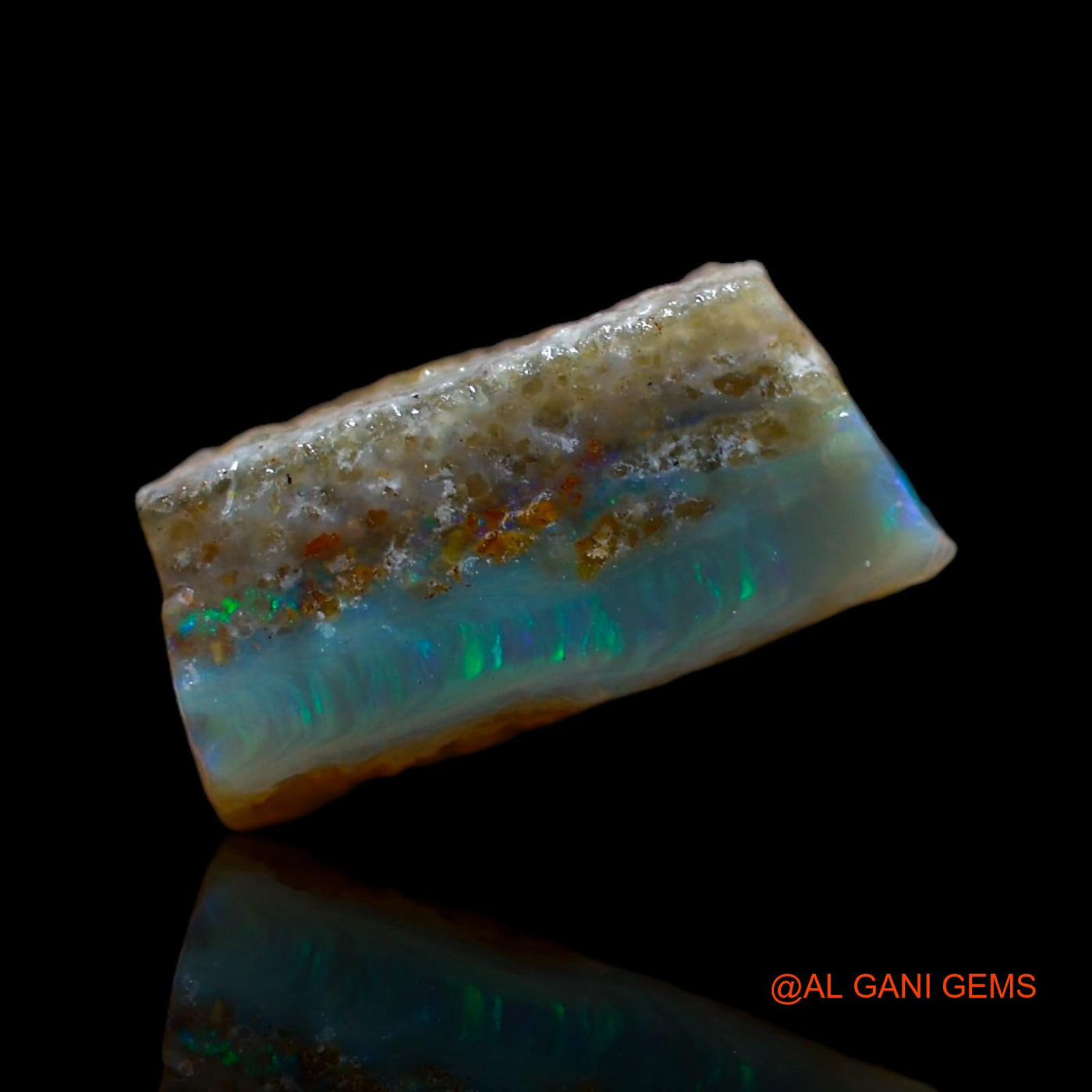 9.00 Cts Natural Australian Fire Opal Loose Gemstone Fancy Rough 14x13x6 mm RC-489