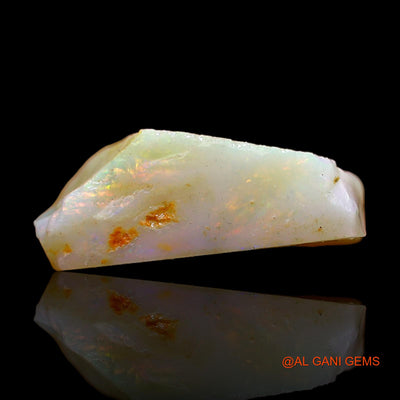 Natural Untreated Fire Opal Loose Gemstone Fancy Rough From Australia 11.00 Cts 18x14x7 mm RC-48