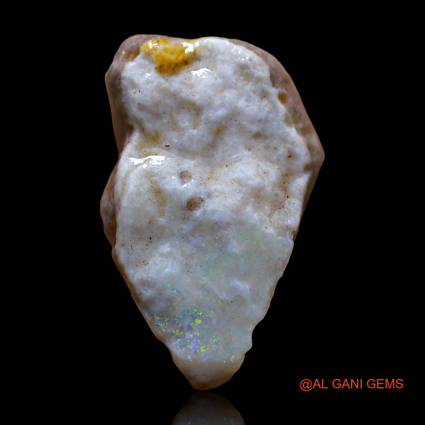 5.00 Cts Natural Australian Fire Opal Loose Gemstone Fancy Rough 19x12x4 mm RC-490