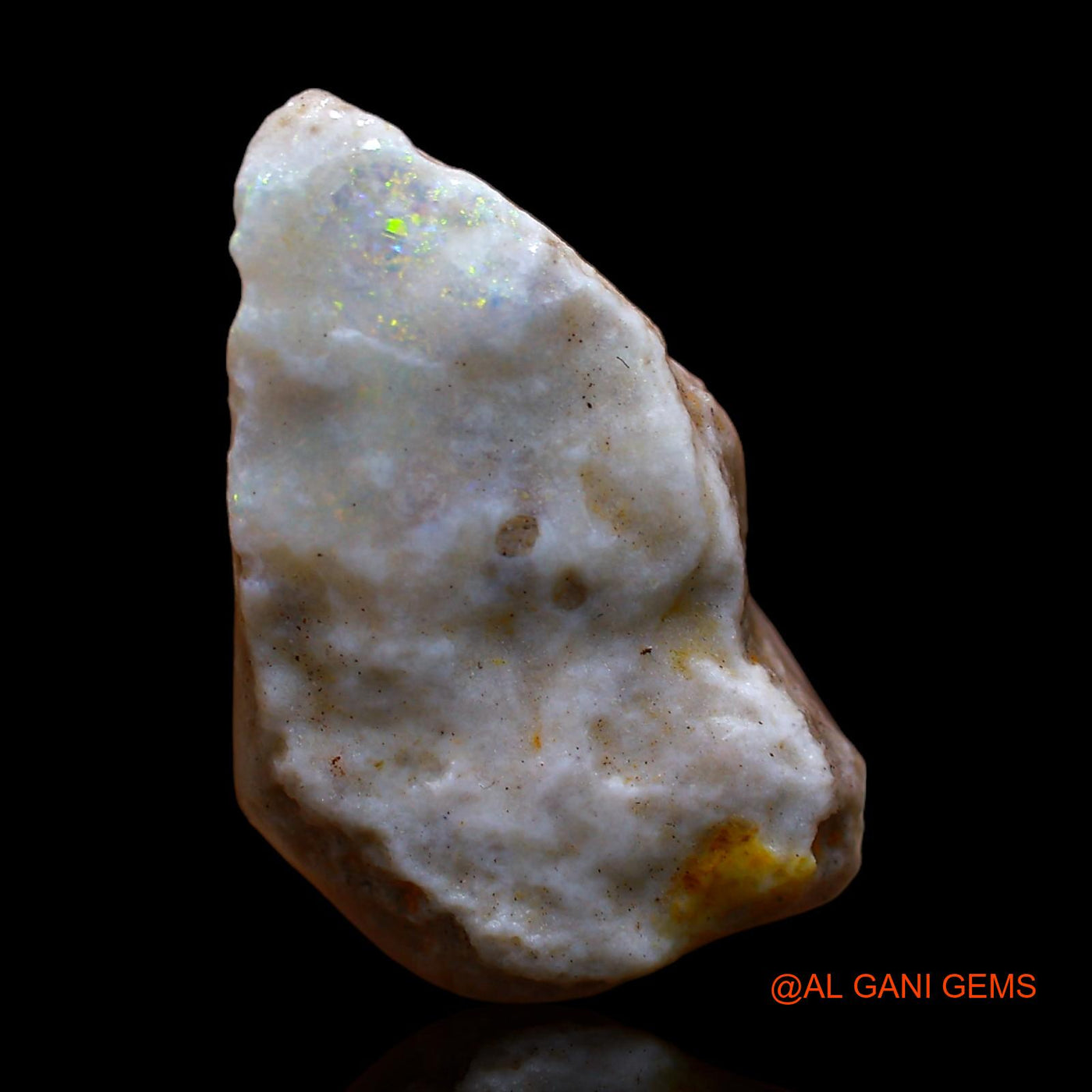 5.00 Cts Natural Australian Fire Opal Loose Gemstone Fancy Rough 19x12x4 mm RC-490