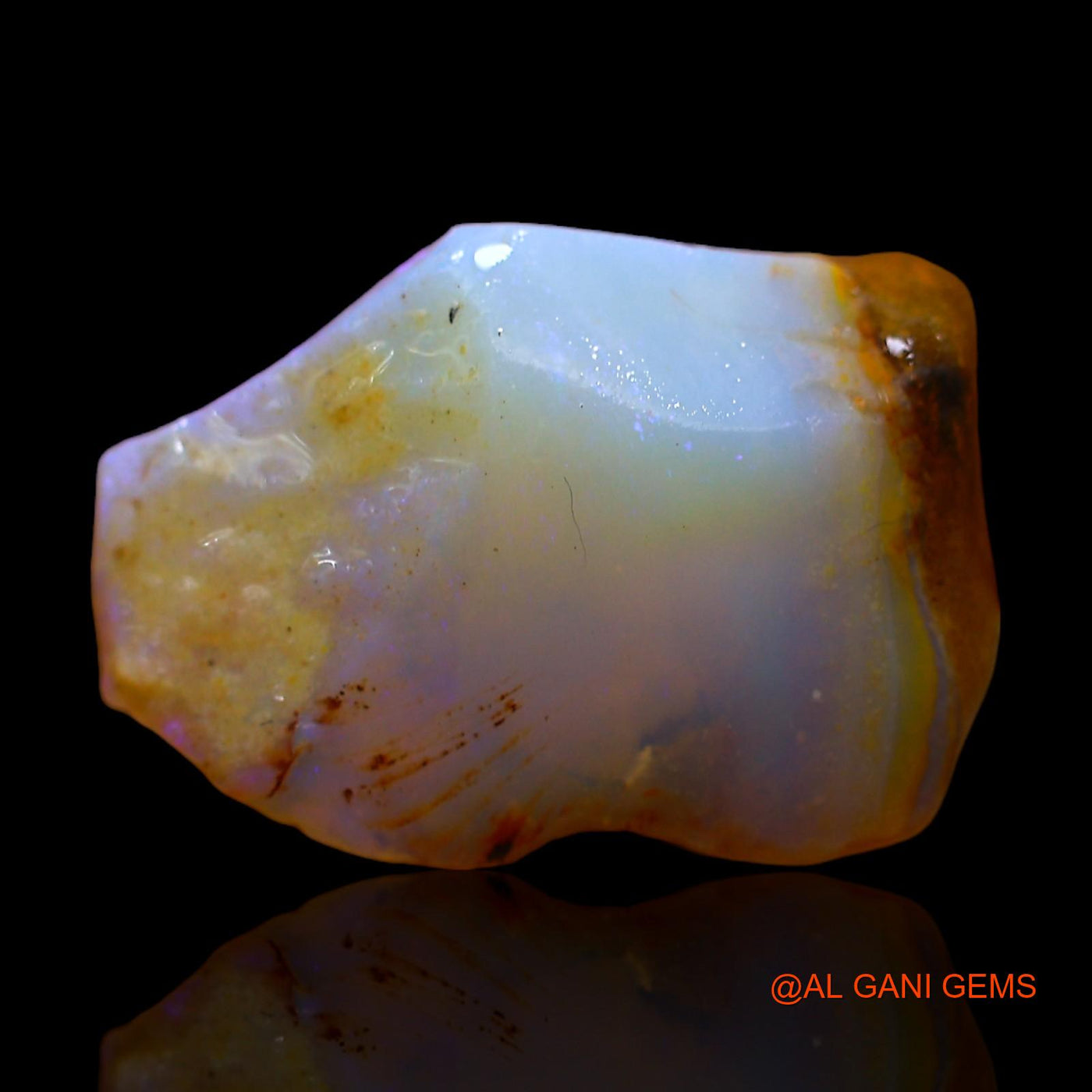 5.00 Cts Unheated Australian Fire Opal Loose Gemstone Fancy Rough Natural 17x12x5 mm RC-491