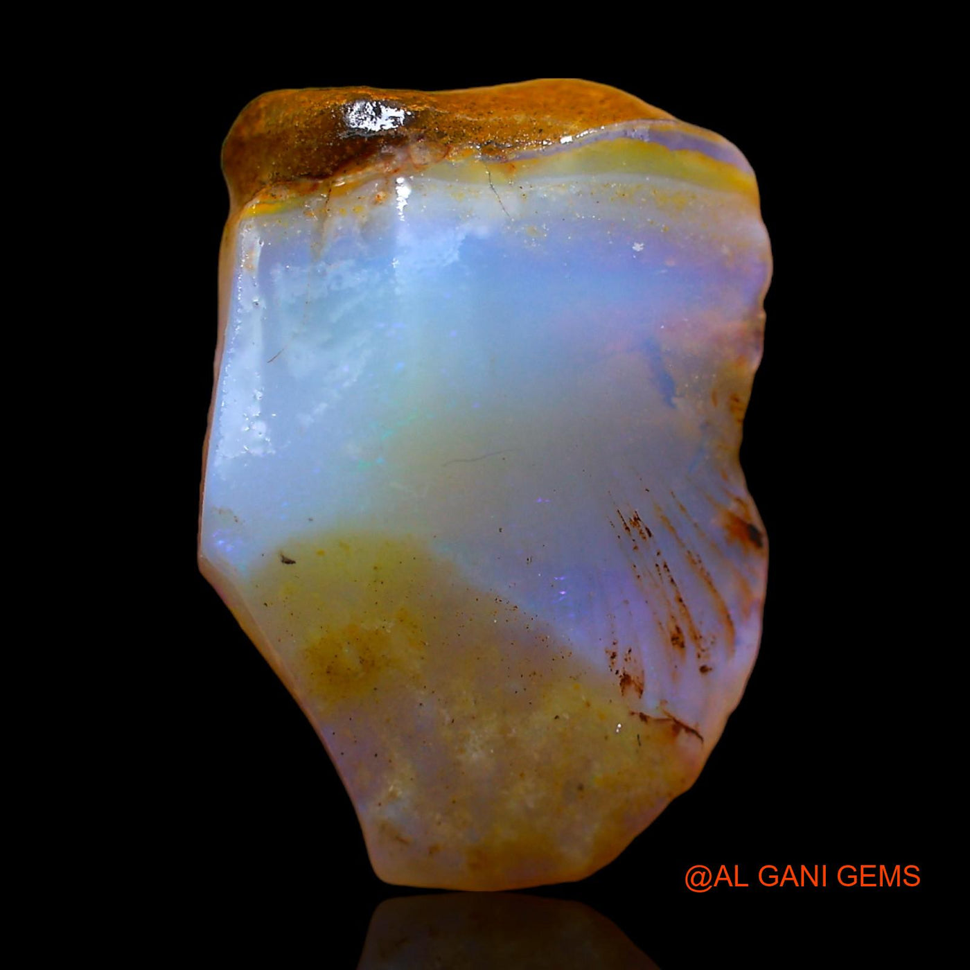5.00 Cts Unheated Australian Fire Opal Loose Gemstone Fancy Rough Natural 17x12x5 mm RC-491