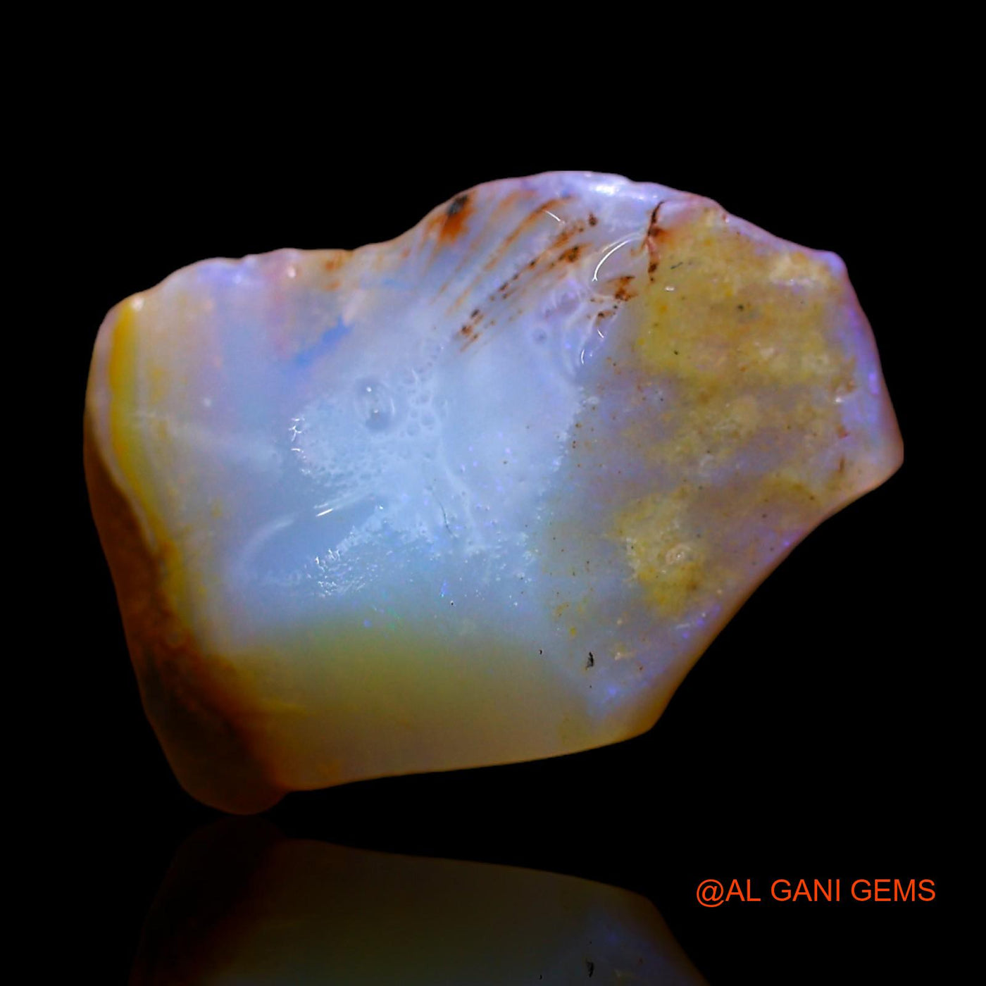 5.00 Cts Unheated Australian Fire Opal Loose Gemstone Fancy Rough Natural 17x12x5 mm RC-491