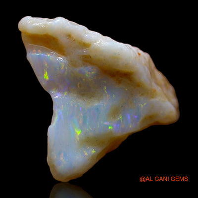 7.00 Cts Natural Australian Fire Opal Loose Gemstone Fancy Rough 19x11x9 mm RC-493