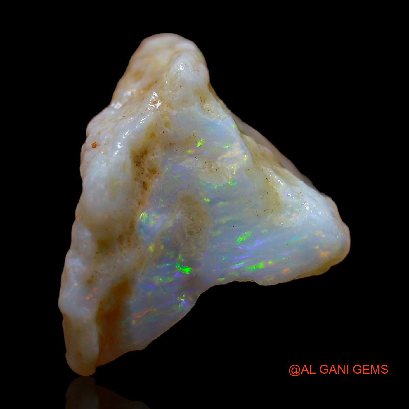7.00 Cts Natural Australian Fire Opal Loose Gemstone Fancy Rough 19x11x9 mm RC-493