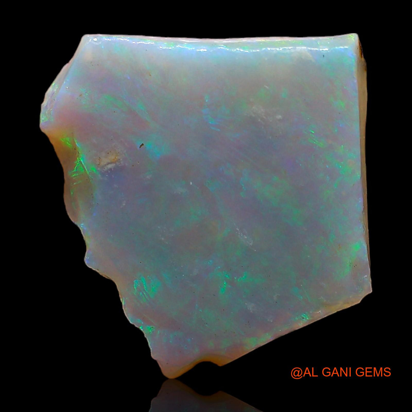 4.00 Cts Natural Australian Fire Opal Loose Gemstone Fancy Rough 15x14x2 mm RC-495