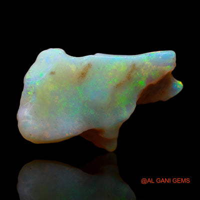 Natural Untreated Fire Opal Loose Gemstone Fancy Rough From Australia 4.00 Cts 18x11x5 mm RC-497
