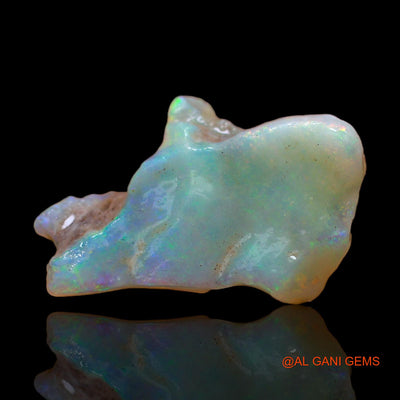 Natural Untreated Fire Opal Loose Gemstone Fancy Rough From Australia 4.00 Cts 18x11x5 mm RC-497