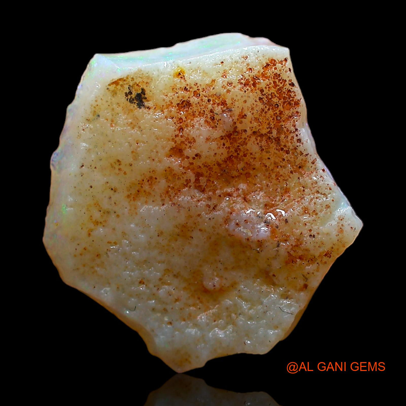 3.00 Cts Natural Australian Fire Opal Fancy Rough Loose Gemstone For Jewelry 15x14x3 mm RC-499