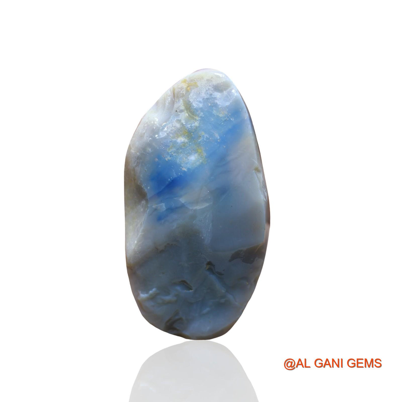 Natural Untreated Black Opal Loose Gemstone Fancy Cabochon From Australia 84.00 Cts 50x27x10 mm RC-4