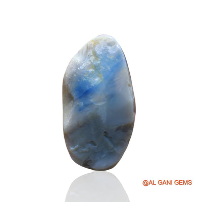 Natural Untreated Black Opal Loose Gemstone Fancy Cabochon From Australia 84.00 Cts 50x27x10 mm RC-4