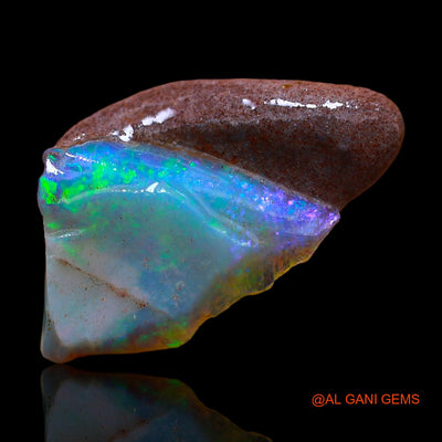 3.00 Cts Natural Australian Fire Opal Loose Gemstone Fancy Rough 19x10x4 mm RC-508