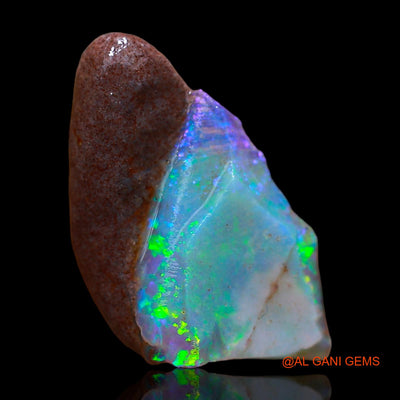 3.00 Cts Natural Australian Fire Opal Loose Gemstone Fancy Rough 19x10x4 mm RC-508
