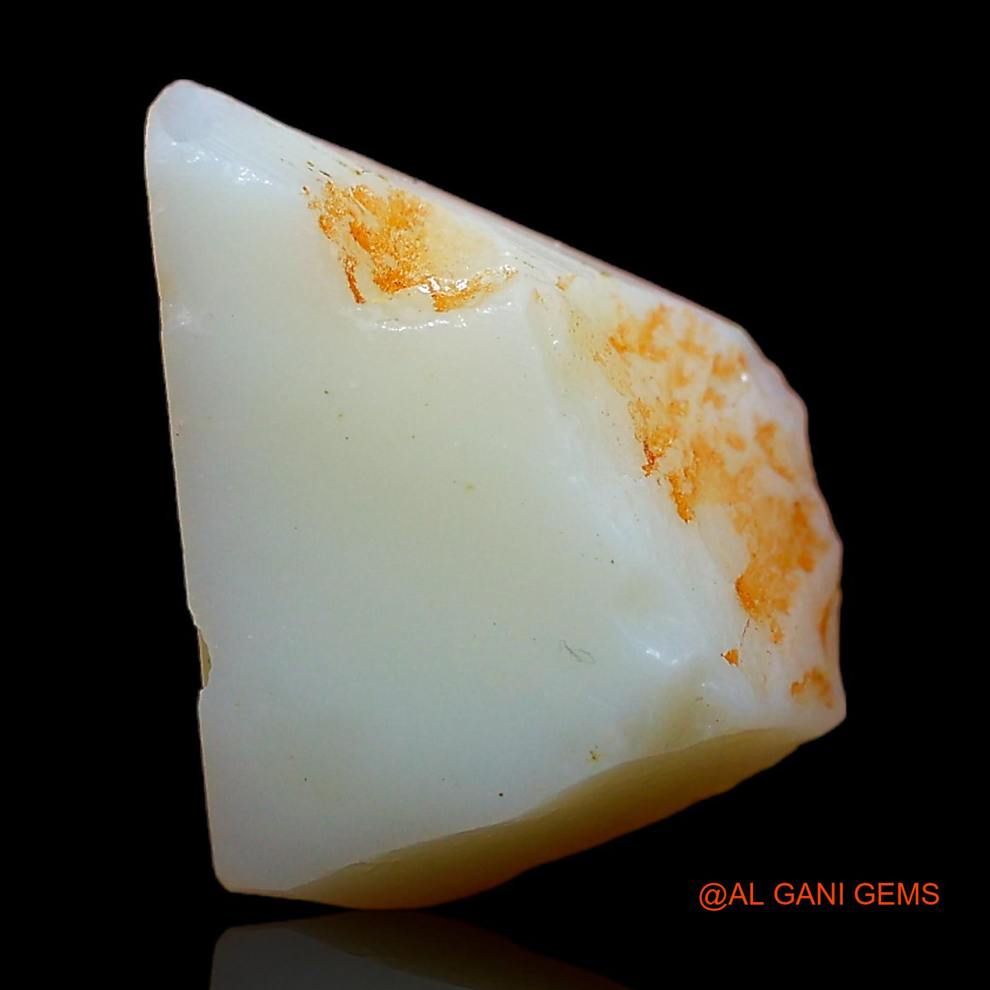 Natural Fire Opal Gemstone 6.00 Cts Loose Fancy Rough From Australia 15x11x6 mm RC-509