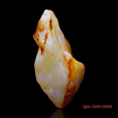 Natural Untreated Fire Opal Loose Gemstone Fancy Rough From Australia 6.00 Cts 16x11x5 mm RC-510