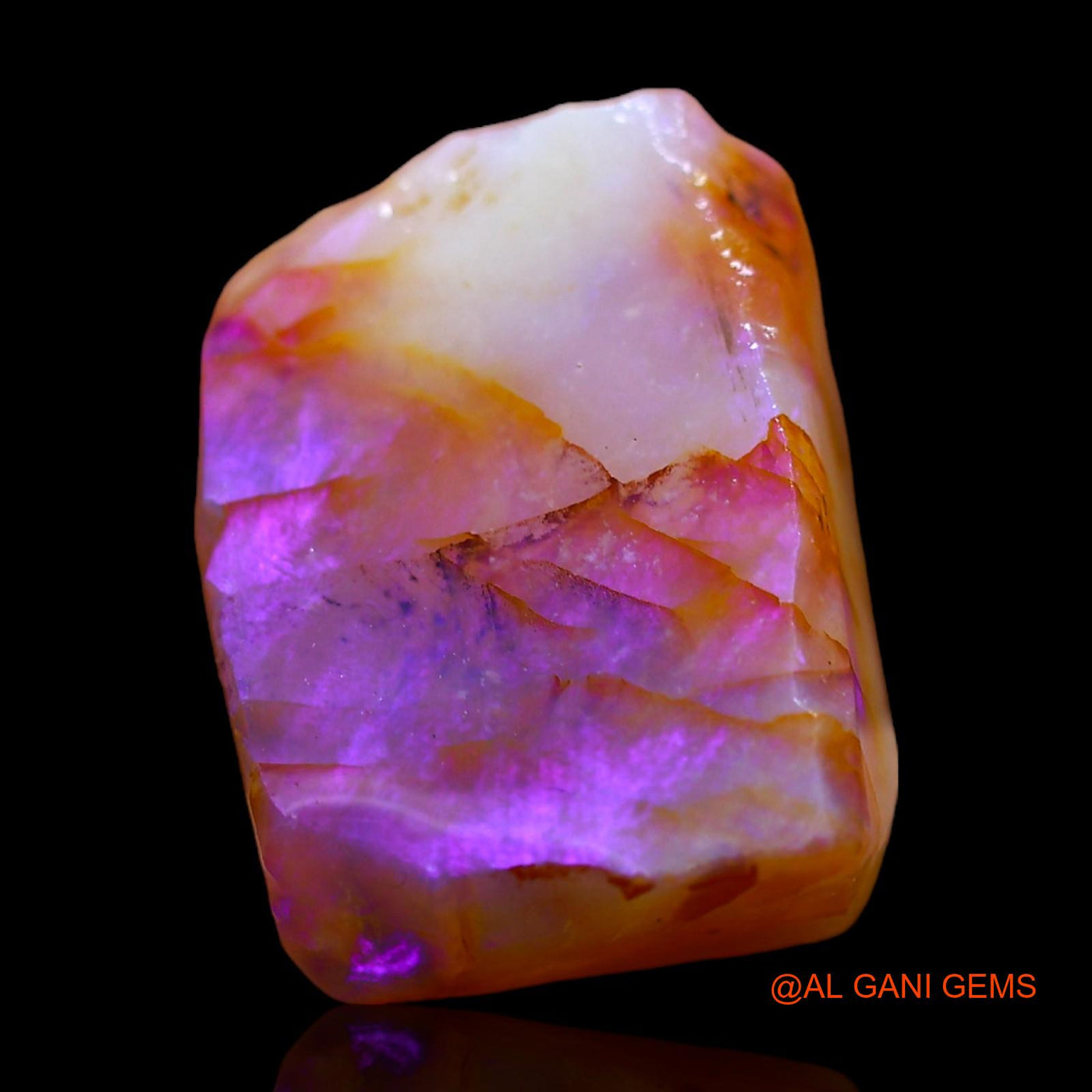 5.00 Cts Natural Australian Fire Opal Loose Gemstone Fancy Rough 13x10x5 mm RC-512