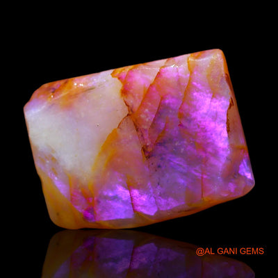 5.00 Cts Natural Australian Fire Opal Loose Gemstone Fancy Rough 13x10x5 mm RC-512