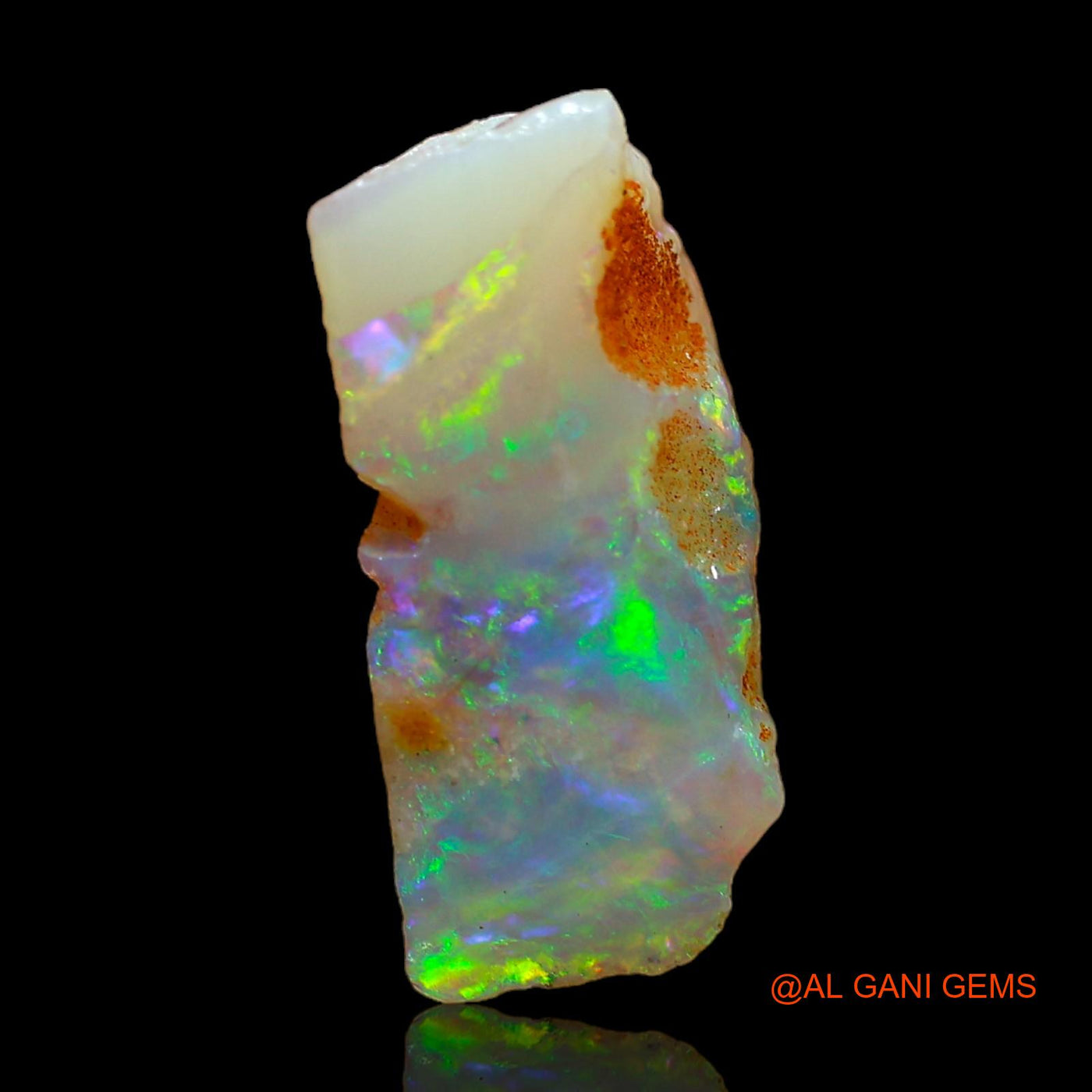 4.00 Cts Natural Australian Fire Opal Loose Gemstone Fancy Rough 15x9x7 mm RC-513