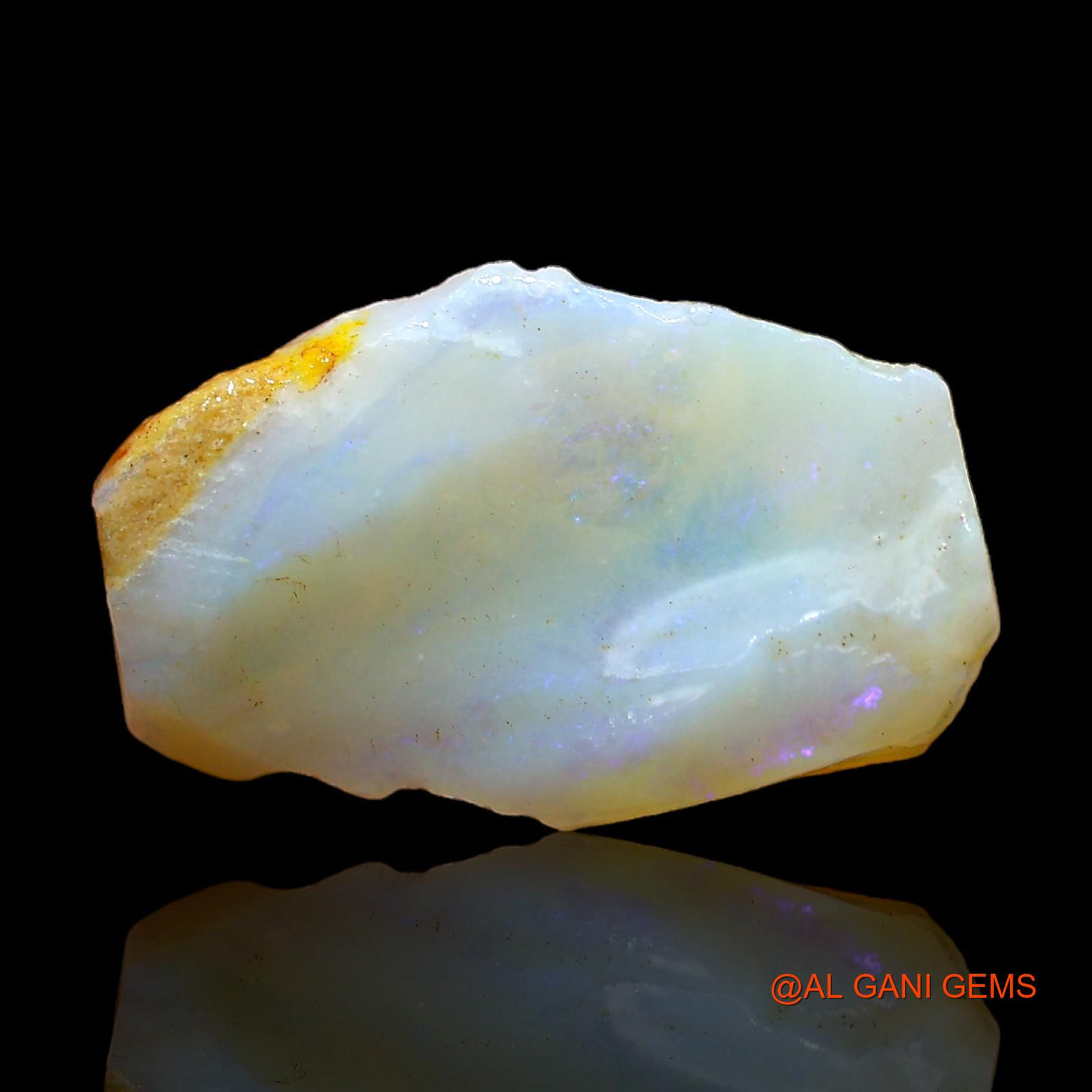 Natural Untreated Fire Opal Loose Gemstone Fancy Rough From Australia 3.00 Cts 16x10x4 mm RC-514