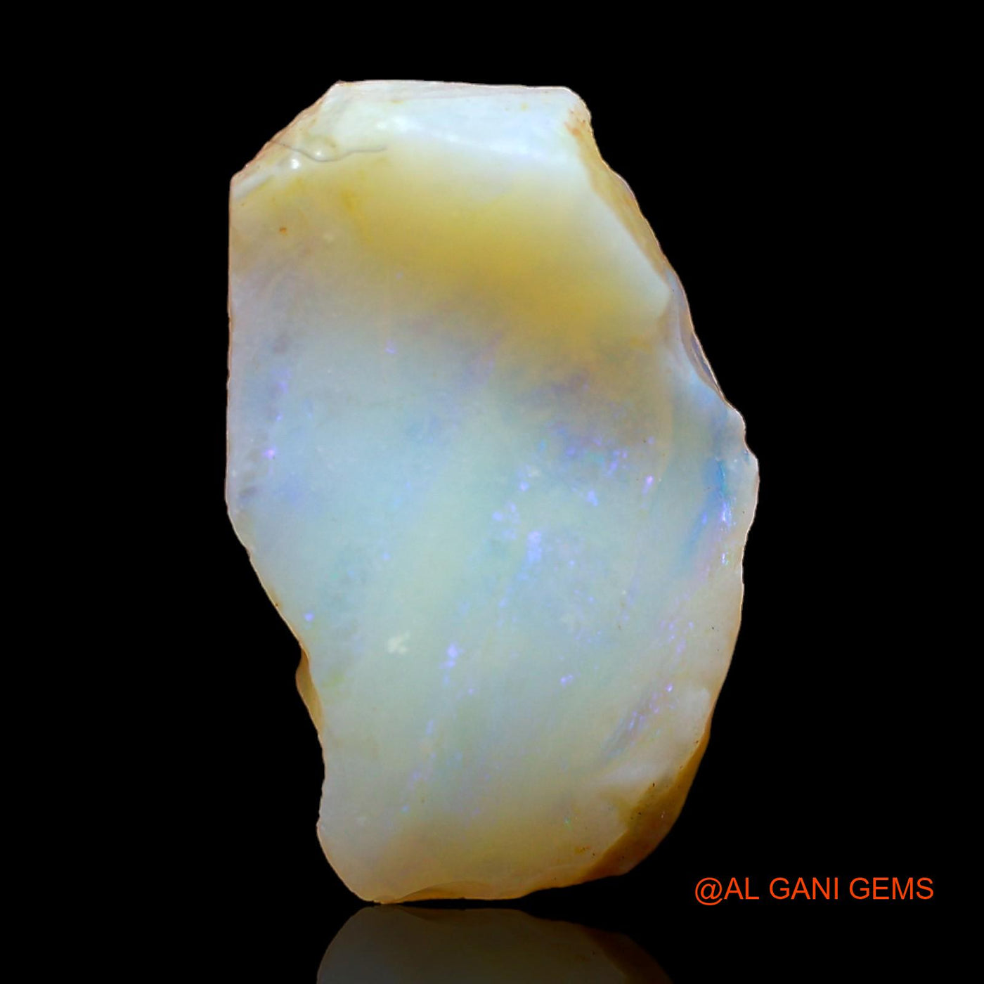 Natural Untreated Fire Opal Loose Gemstone Fancy Rough From Australia 3.00 Cts 16x10x4 mm RC-514