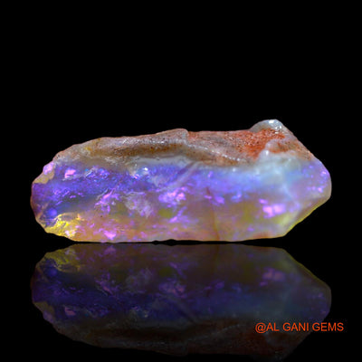 Natural Untreated Fire Opal Loose Gemstone Fancy Rough From Australia 3.00 Cts 17x9x5 mm RC-517