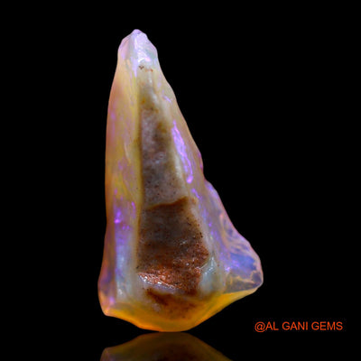 Natural Untreated Fire Opal Loose Gemstone Fancy Rough From Australia 3.00 Cts 17x9x5 mm RC-517