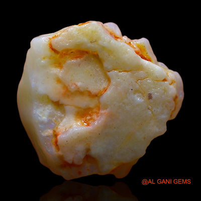 Natural Fire Opal Gemstone 6.00 Cts Loose Fancy Rough From Australia 16x15x5 mm RC-521