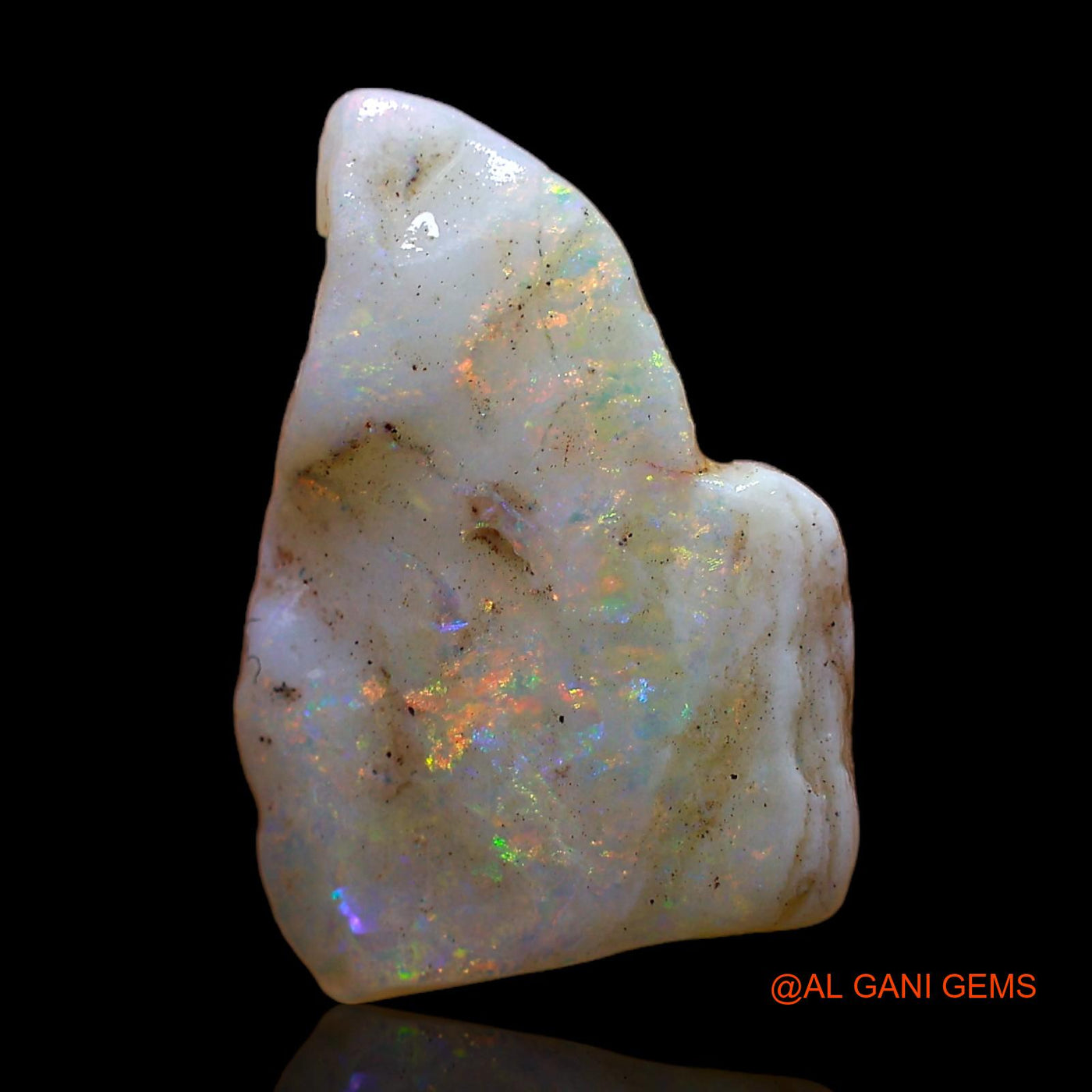 2.00 Cts Natural Australian Fire Opal Loose Gemstone Fancy Rough 15x11x4 mm RC-523