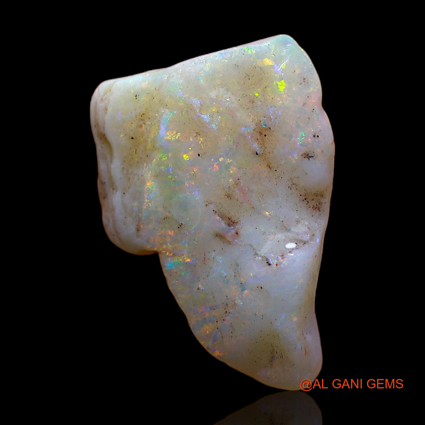 2.00 Cts Natural Australian Fire Opal Loose Gemstone Fancy Rough 15x11x4 mm RC-523