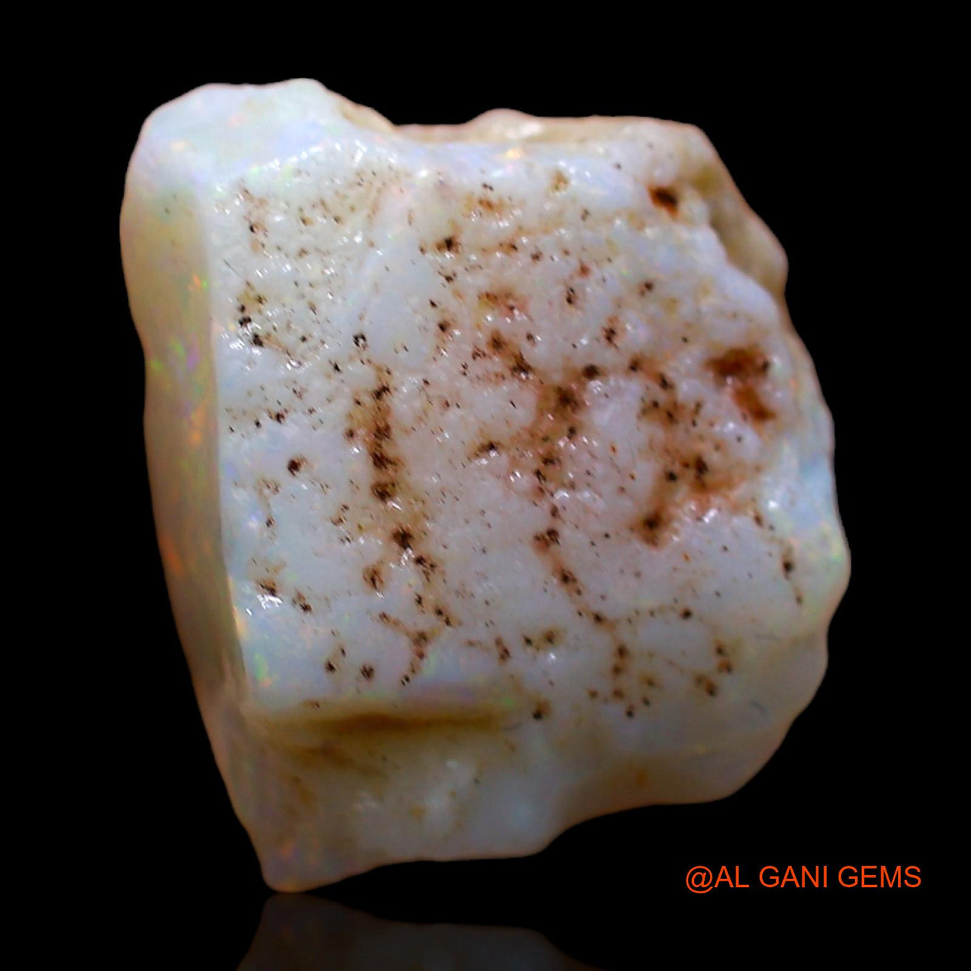 6.00 Cts Natural Australian Fire Opal Loose Gemstone Fancy Rough 14x12x6 mm RC-524