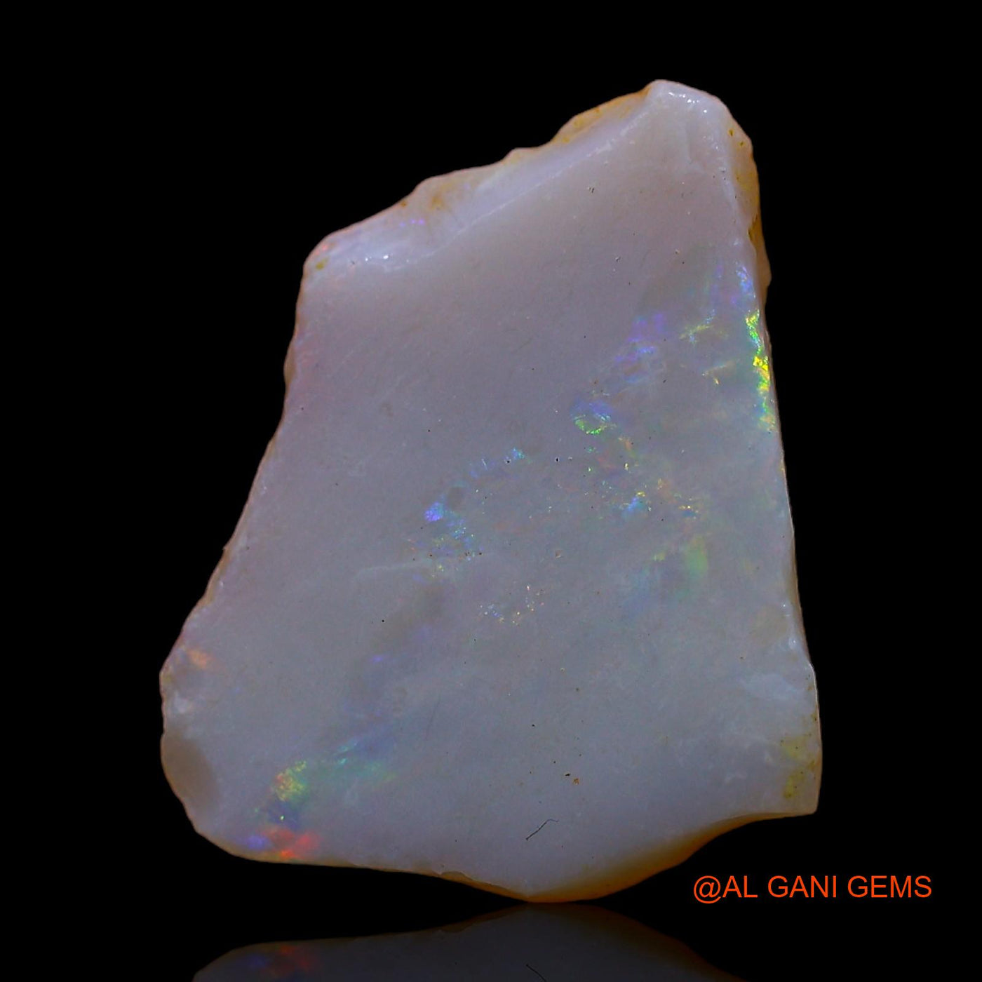 Natural Untreated Fire Opal Loose Gemstone Fancy Rough From Australia 2.00 Cts 16x13x2 mm RC-525