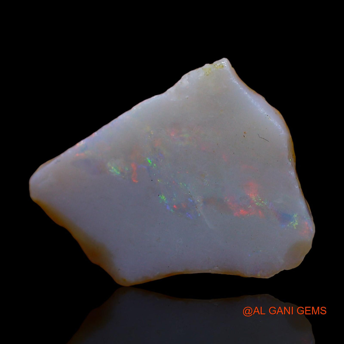 Natural Untreated Fire Opal Loose Gemstone Fancy Rough From Australia 2.00 Cts 16x13x2 mm RC-525