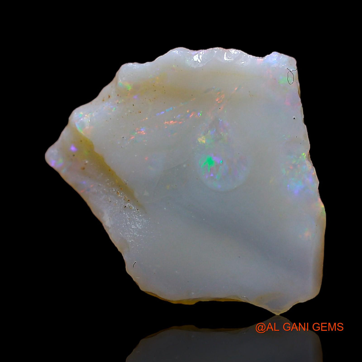 6.00 Cts Natural Australian Fire Opal Loose Gemstone Fancy Rough 14x13x8 mm RC-526